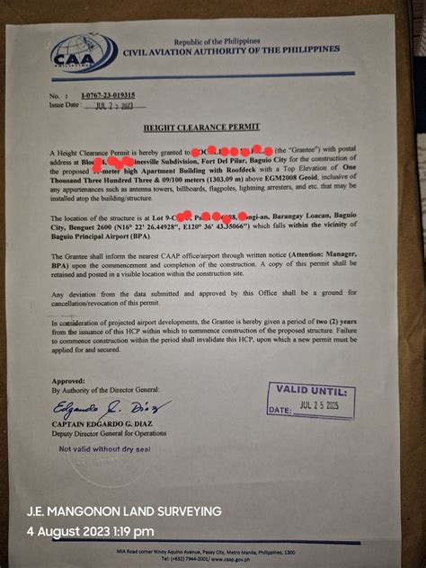 caap height clearance|www.caap.gov.ph.